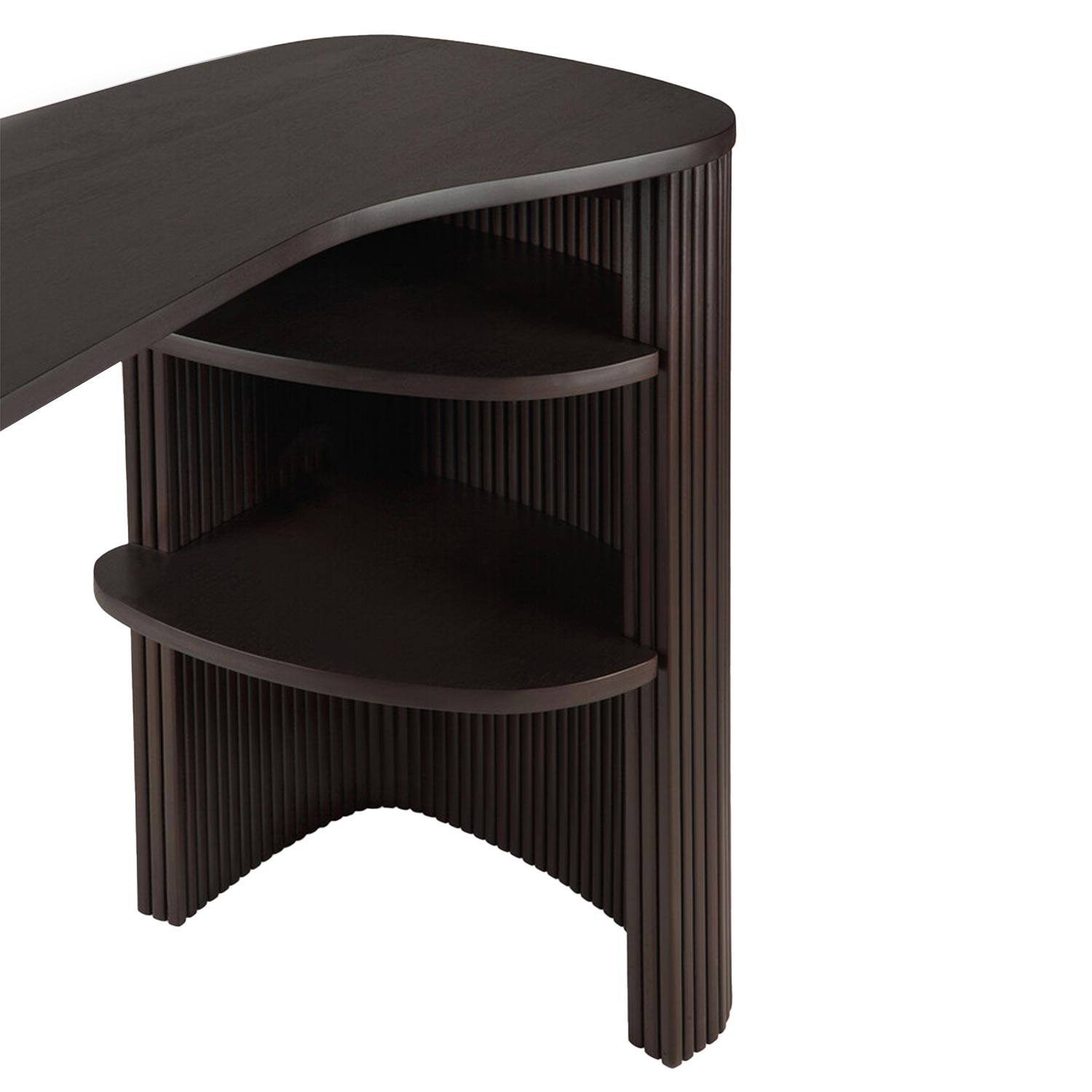 Ethnicraft - Roller Max Schreibtisch Mahagoni dunkelbraun