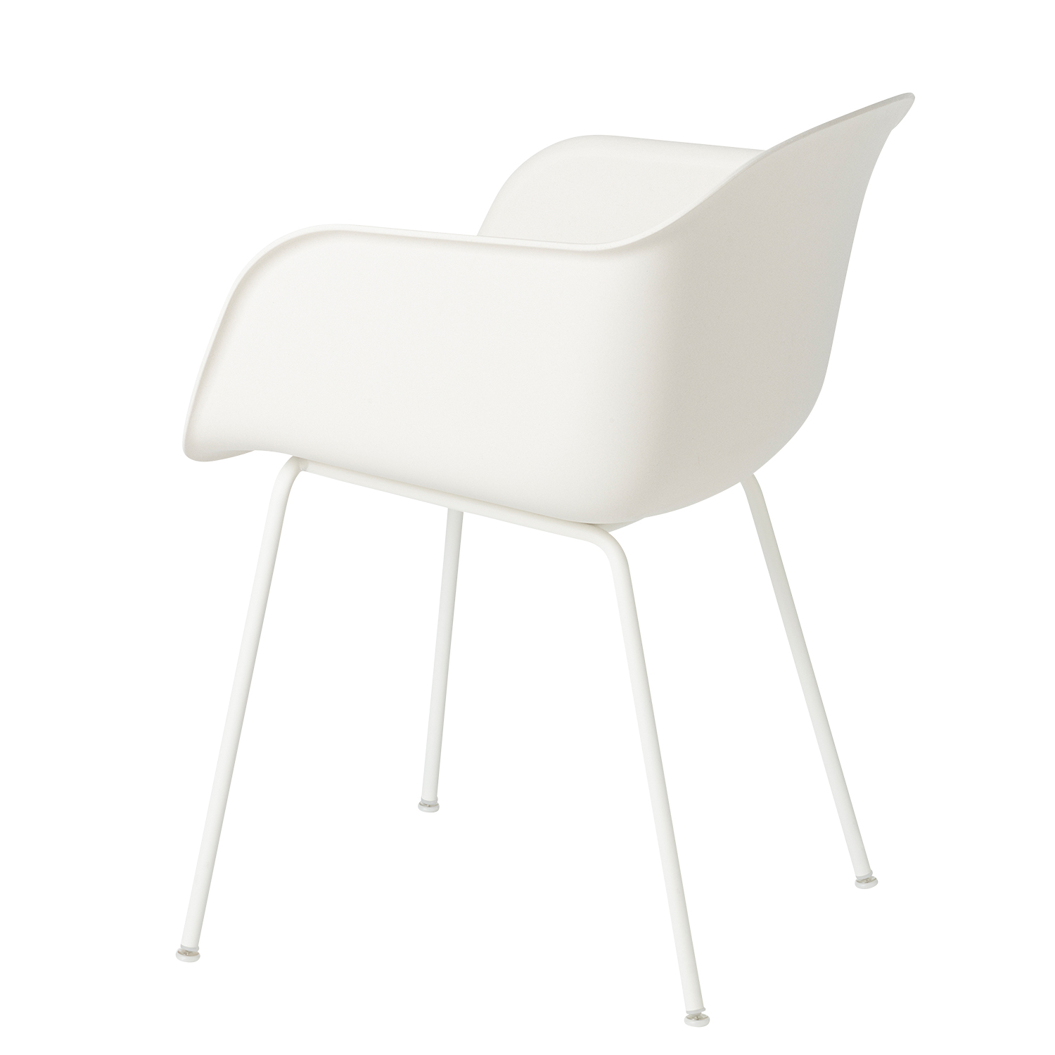 muuto fiber chair tube base weiss rueckseite 53817