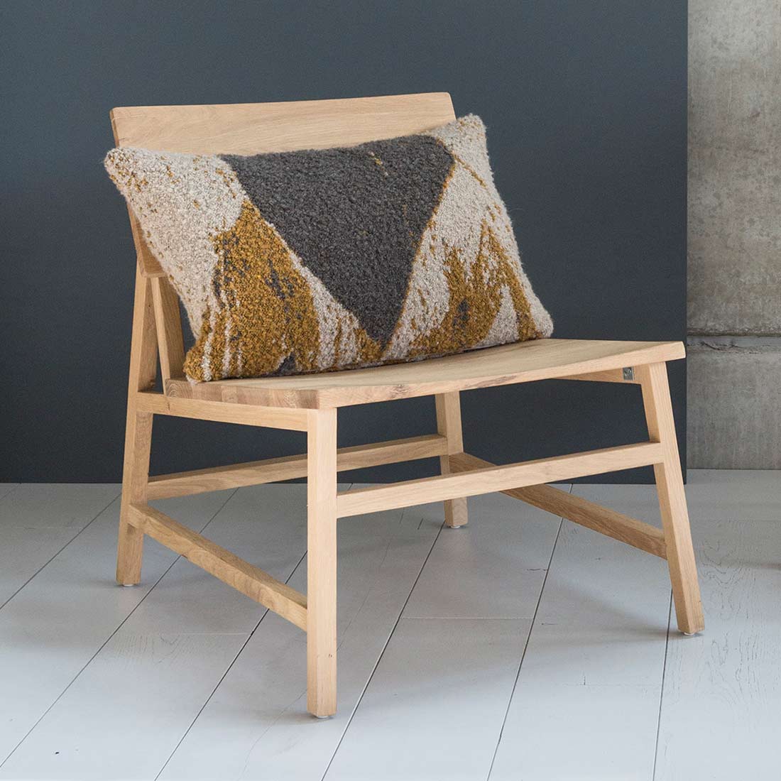 n2 ethnicraft loungesessel ambiente kissen eichenholz 89276