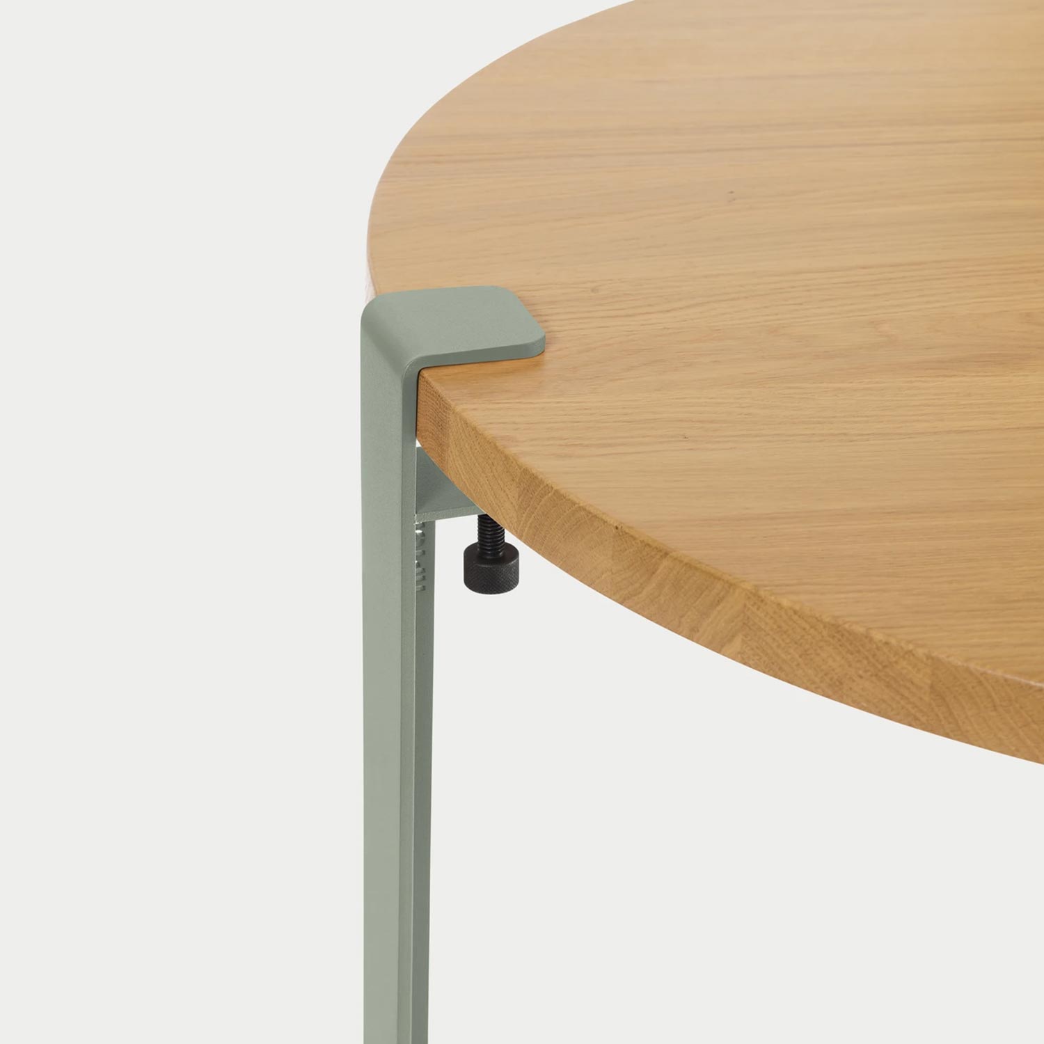 Tiptoe - Couchtisch rund Ø 90 cm Eiche eukalyptusgrau