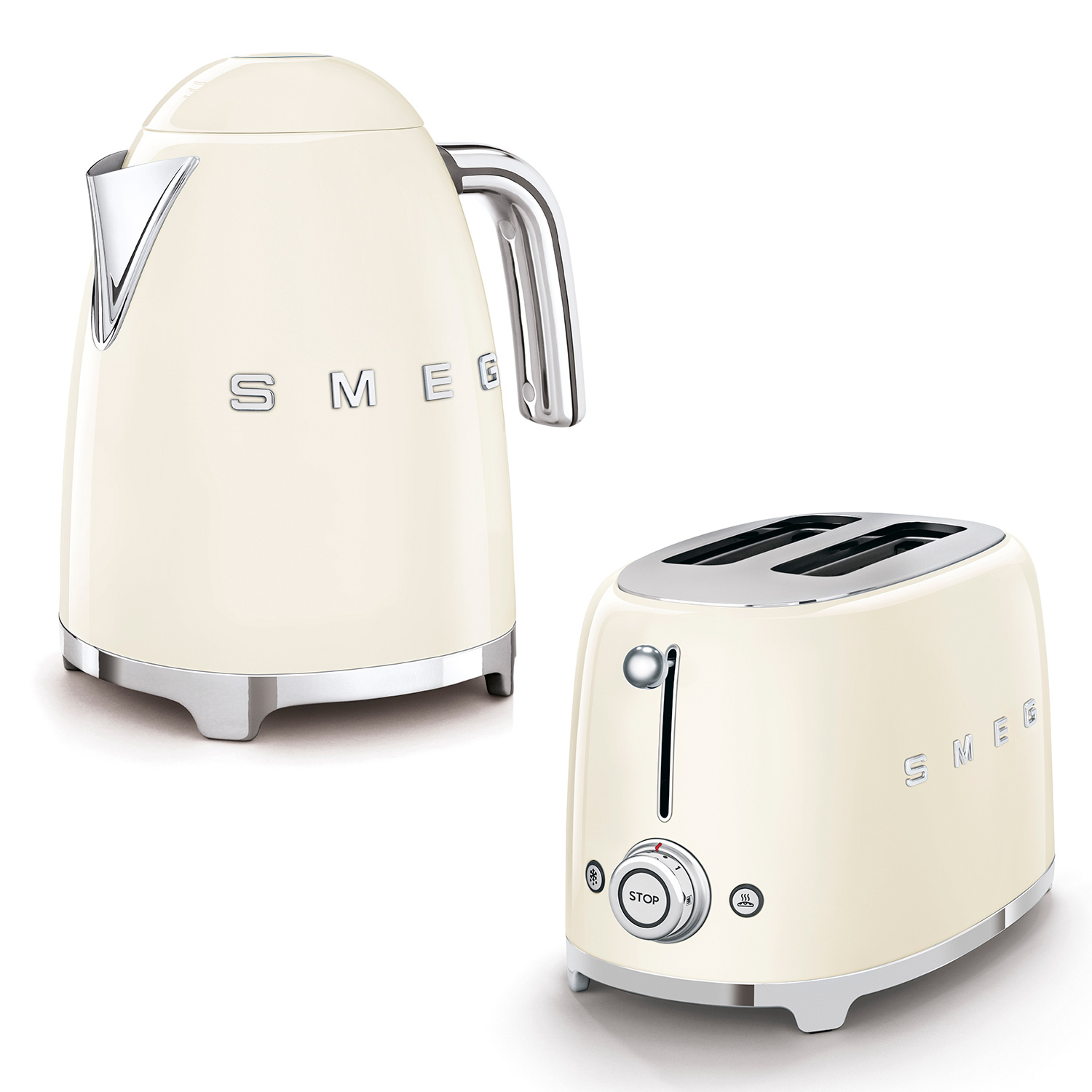 smeg kombi wasserkocher toaster creme 52665