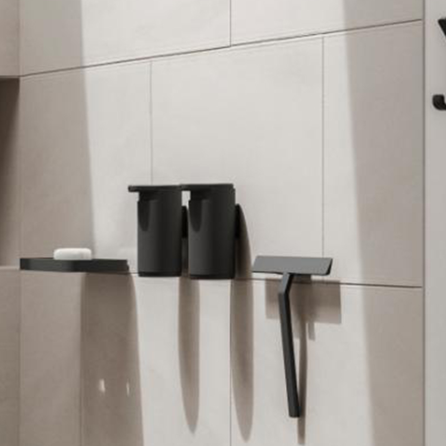 Zone Denmark Rim Seifenspender schwarz dusche 104860