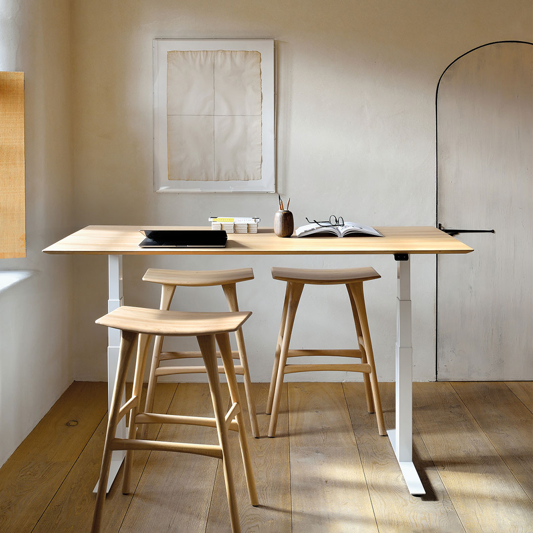 ethnicraft bok tischplatte verstellbarer schreibtisch eiche ambiente 84317