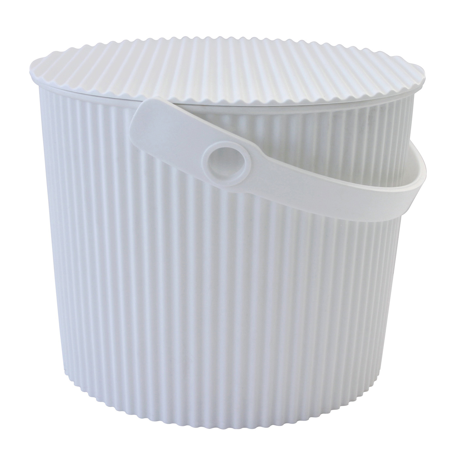 Hachiman - Omnioutil Eimer mit Deckel 8 l weiß