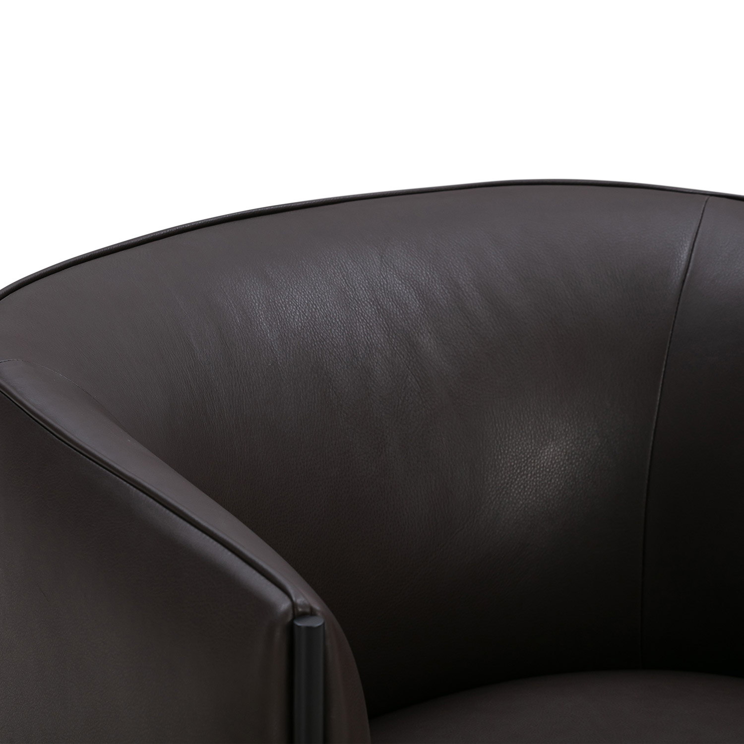 wendelbo sepal lounge chair parma mocca detail 94515