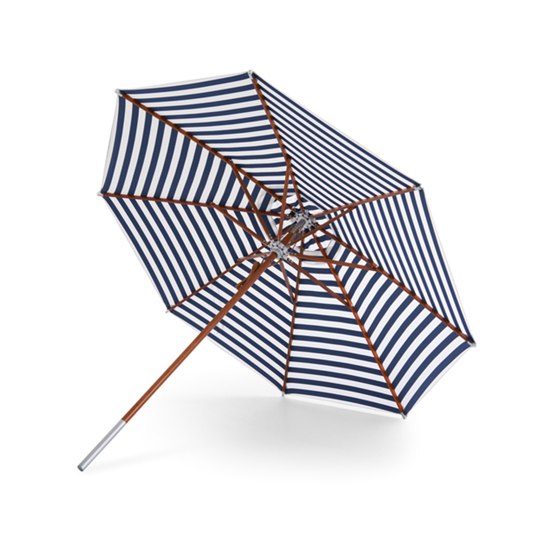 skagerak atlantis sonnenschirm dark blue stripes 80254