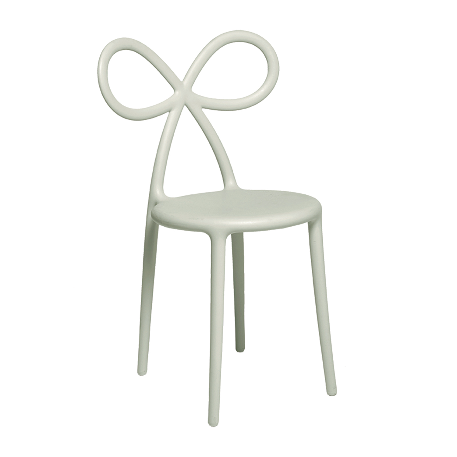 qeeboo ribbon stuhl weiss seitlich 97683