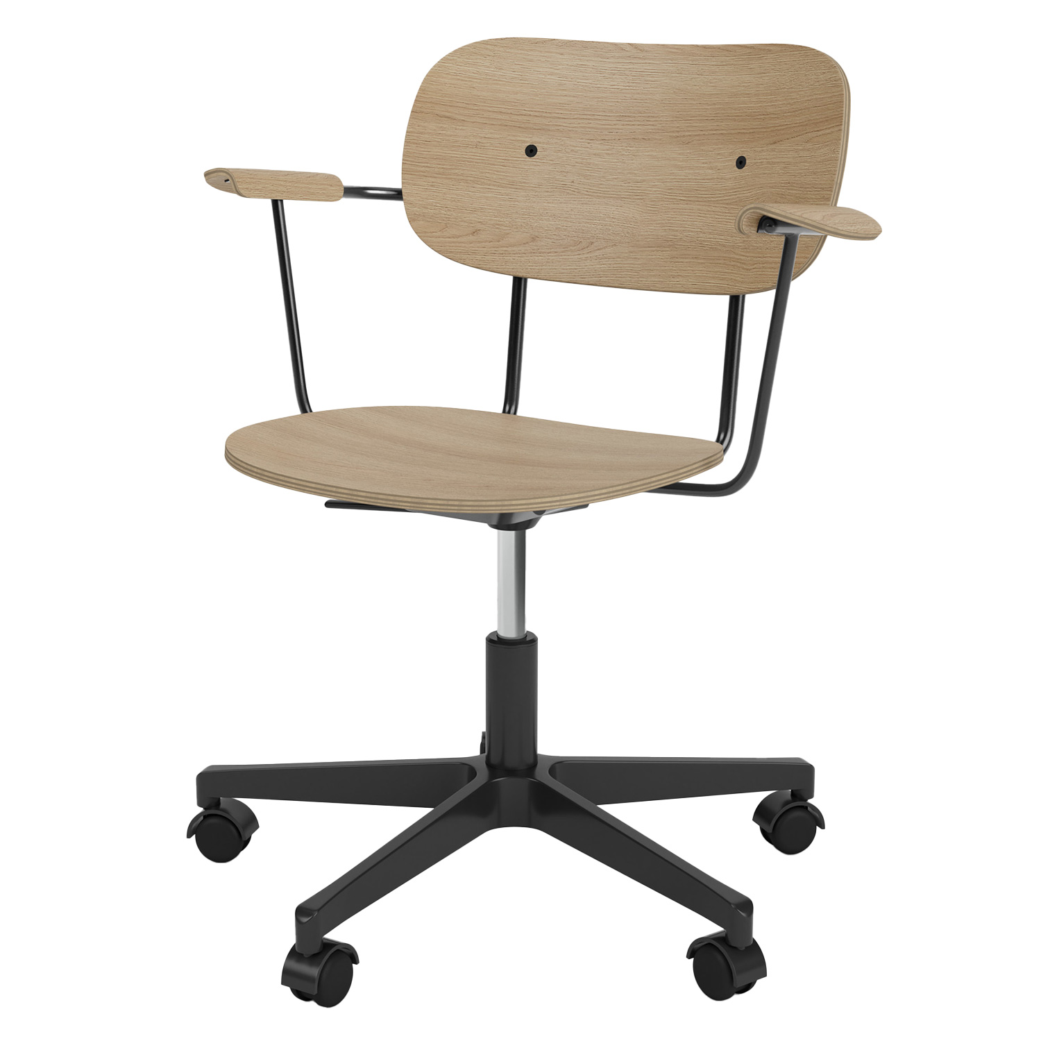audo co task chair mit armlehnen schwarz hell 1502019 101215