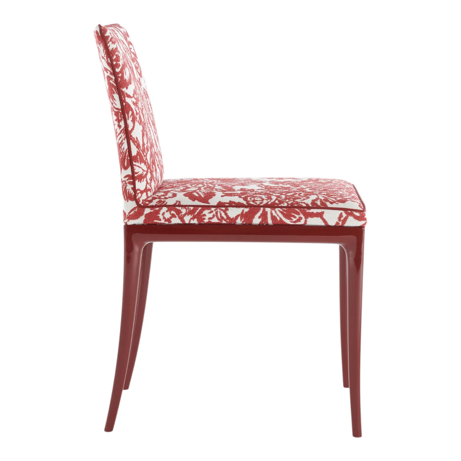 Kartell - Lillybet Stuhl Flower Key burgundy/rot