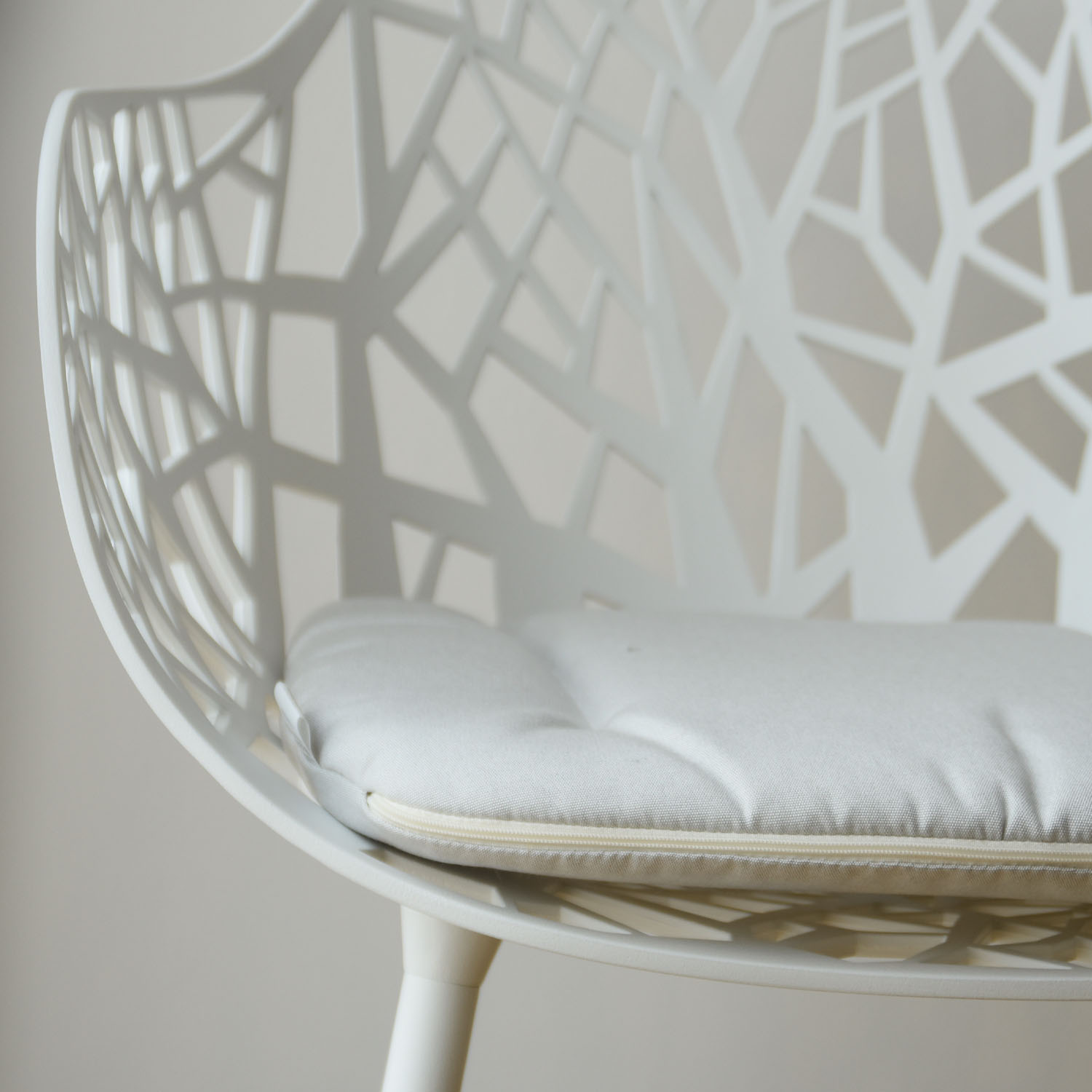 Hellgrau Sitzkissen Solids Forest teil