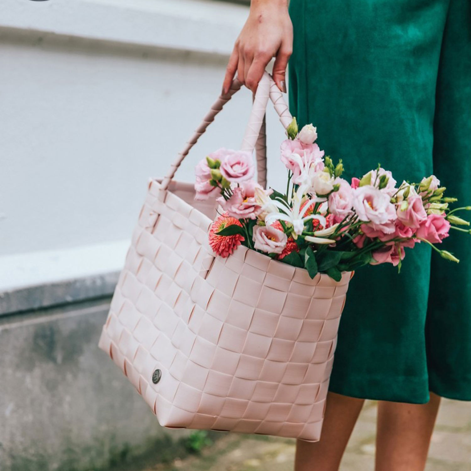 handed by paris shopper nude blumen 93463