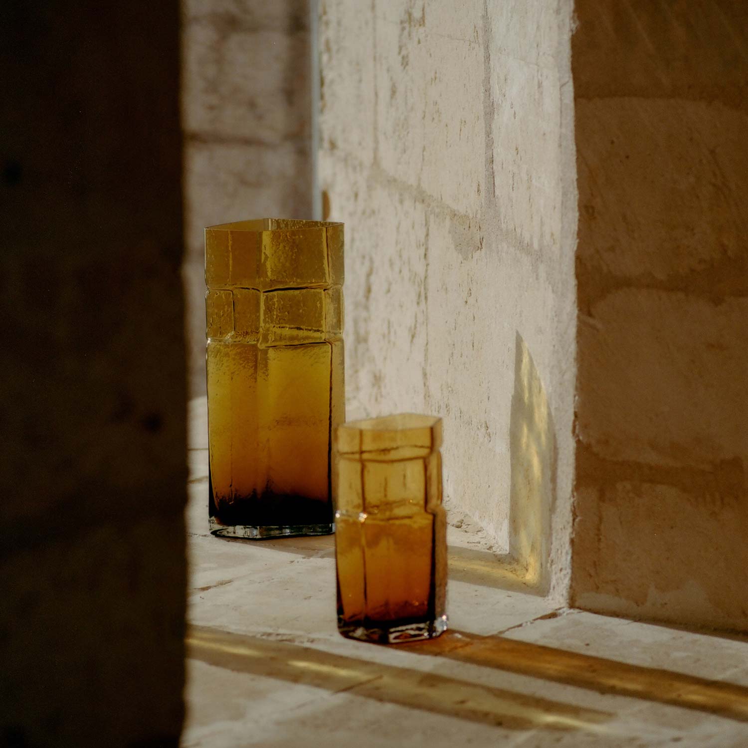 Ferm Living - Muro Vase S recycled green