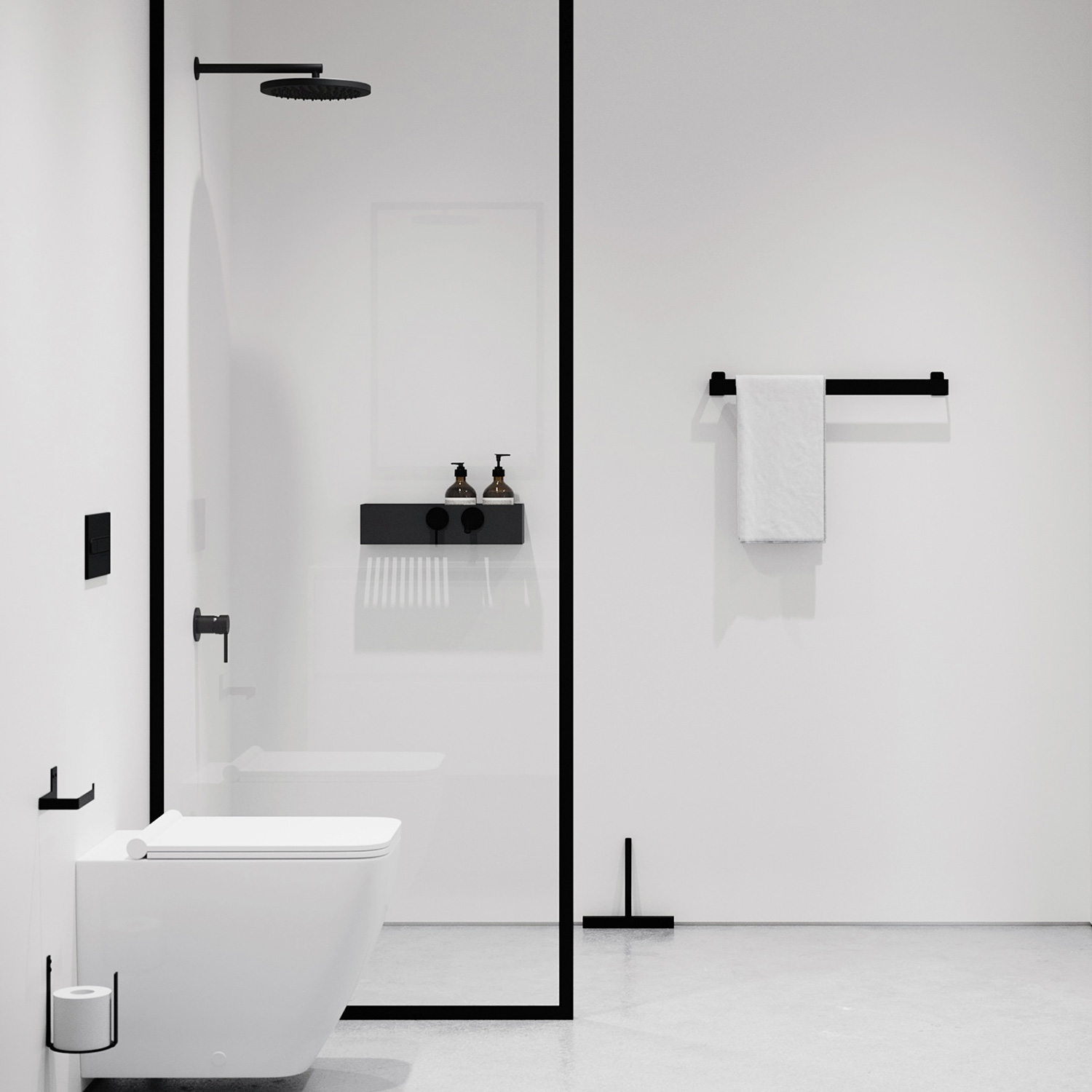 handtuchhalter schwarz nichba 71833