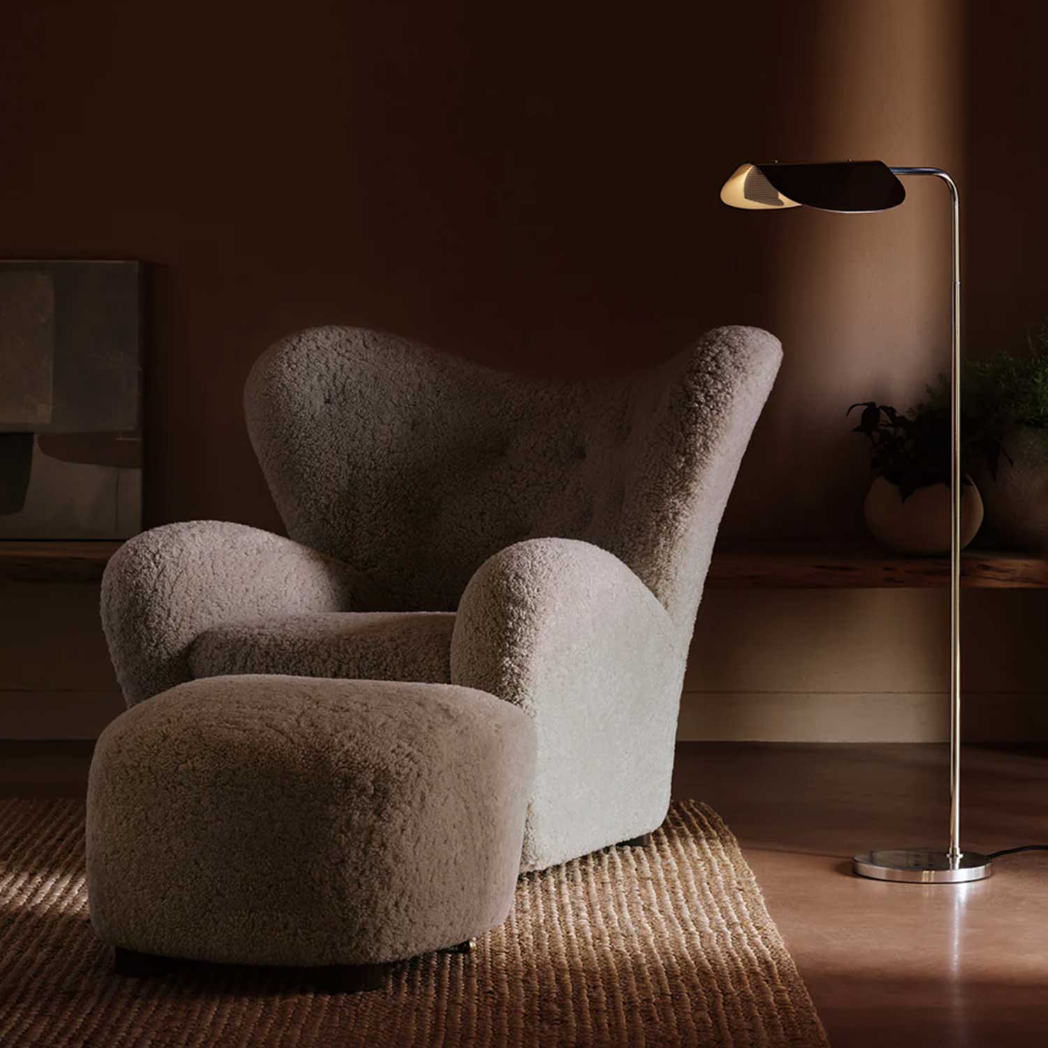 Audo - The Tired Man inkl. Fußteil Moonlight Dark Oak