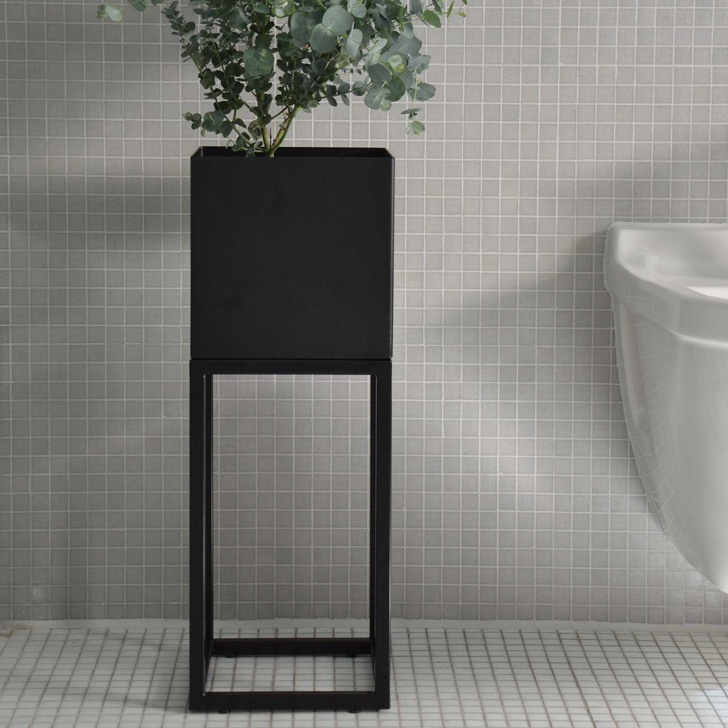 Jan Kurtz - PODZ Pflanzkübel 20x20x65 cm zinkgelb