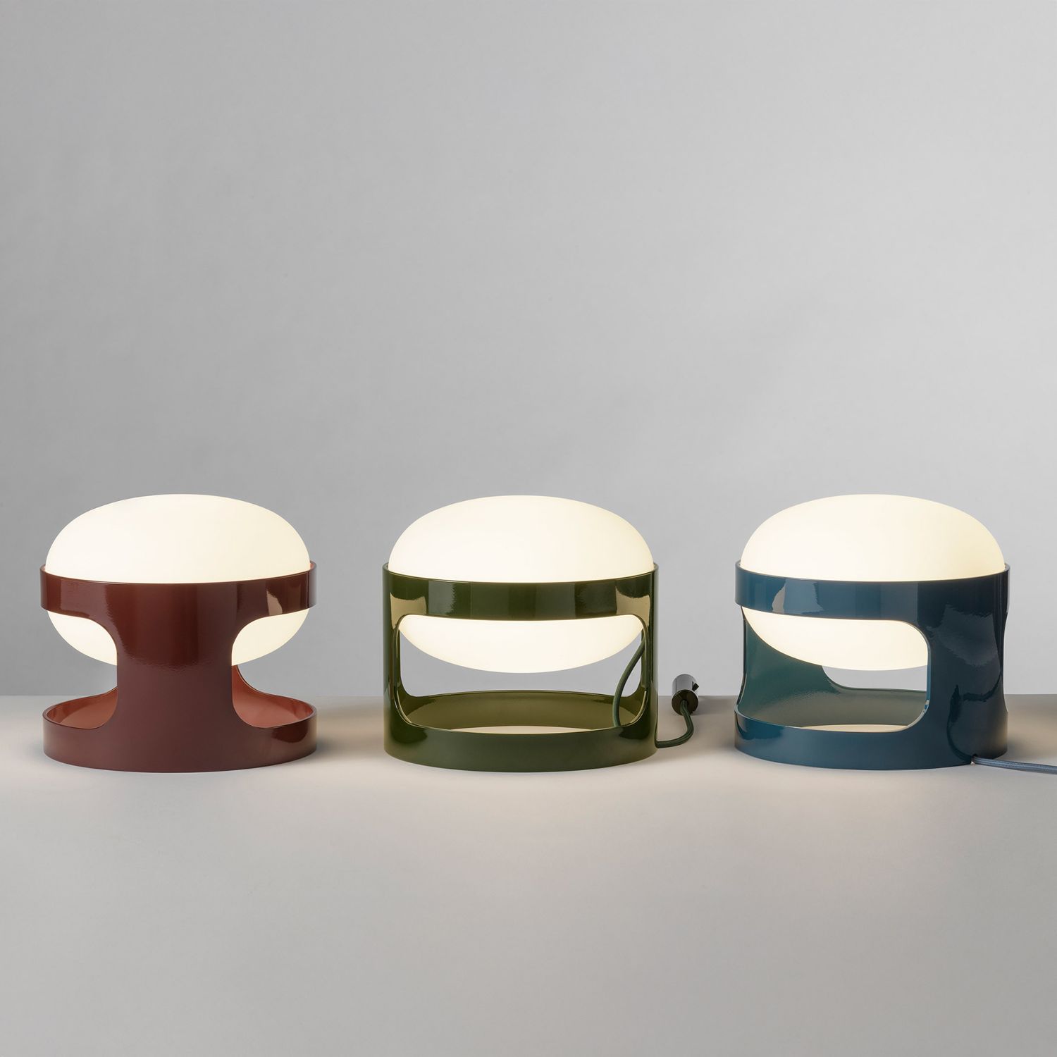 Kartell - KD28 Tischleuchte petrol