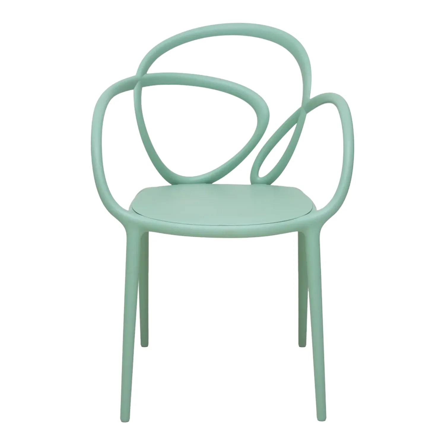 Qeeboo - Loop Chair 2er-Set ohne Kissen