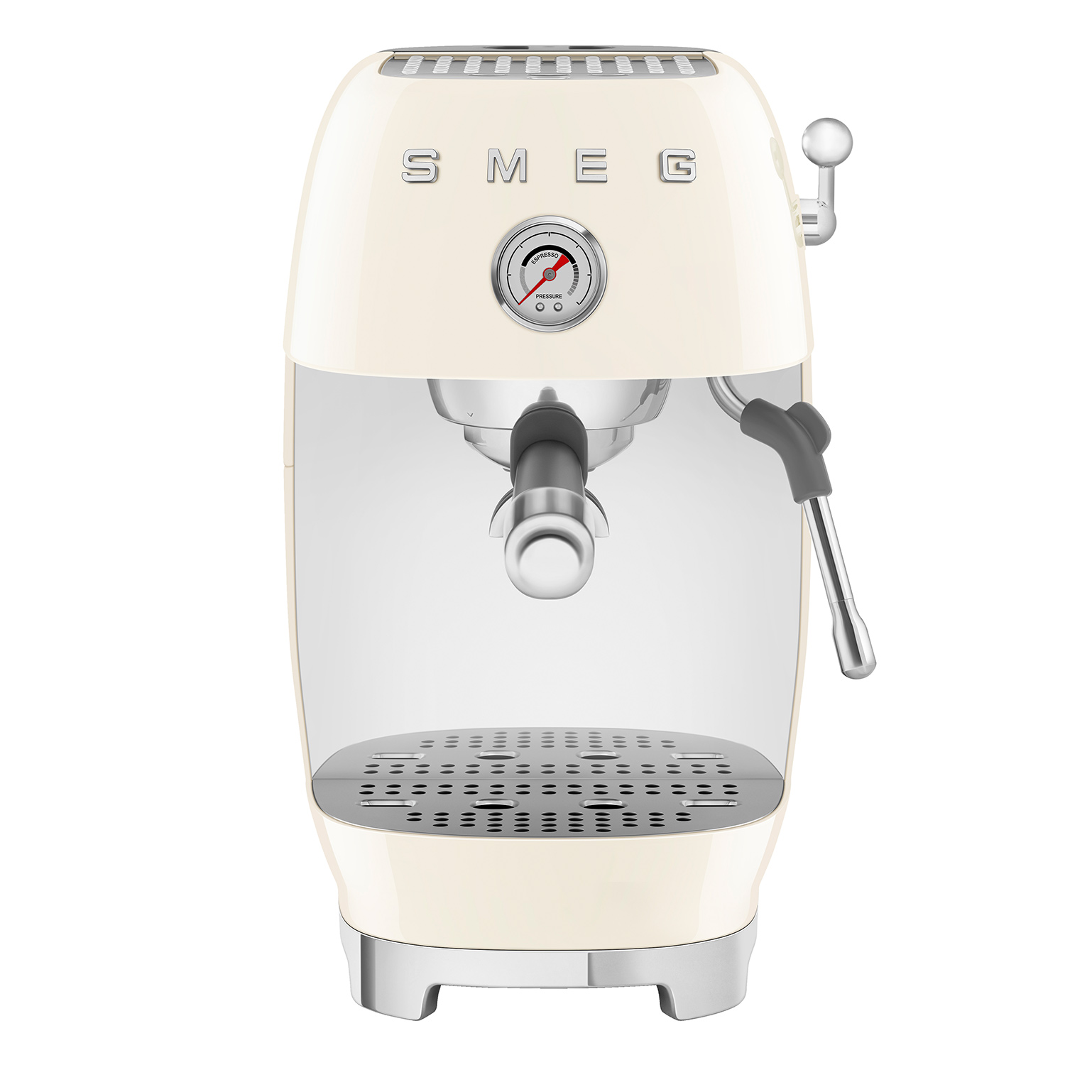 SMEG - Premium-Siebträger-Espressomaschine ECF03 creme