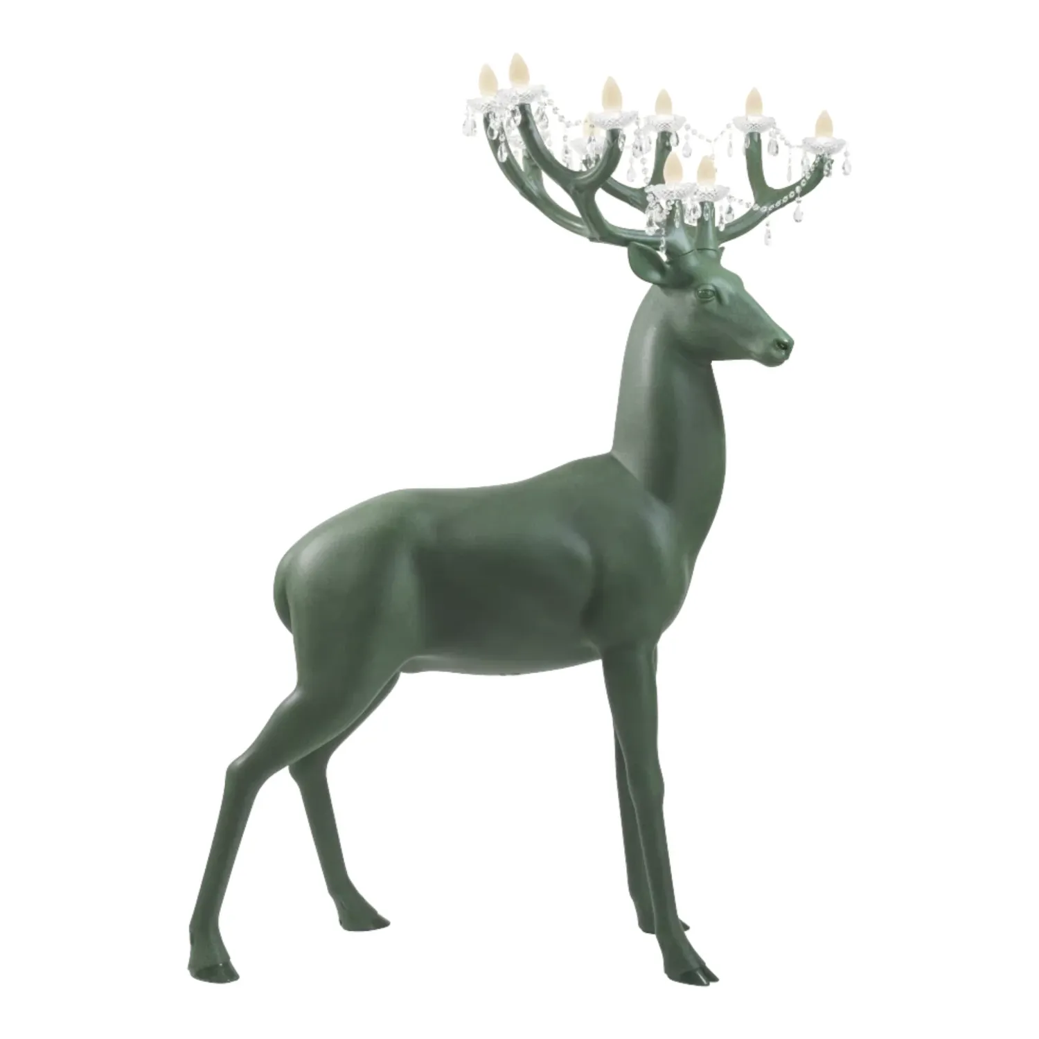 Qeeboo - Sherwood Hirsch-Leuchte deep forest