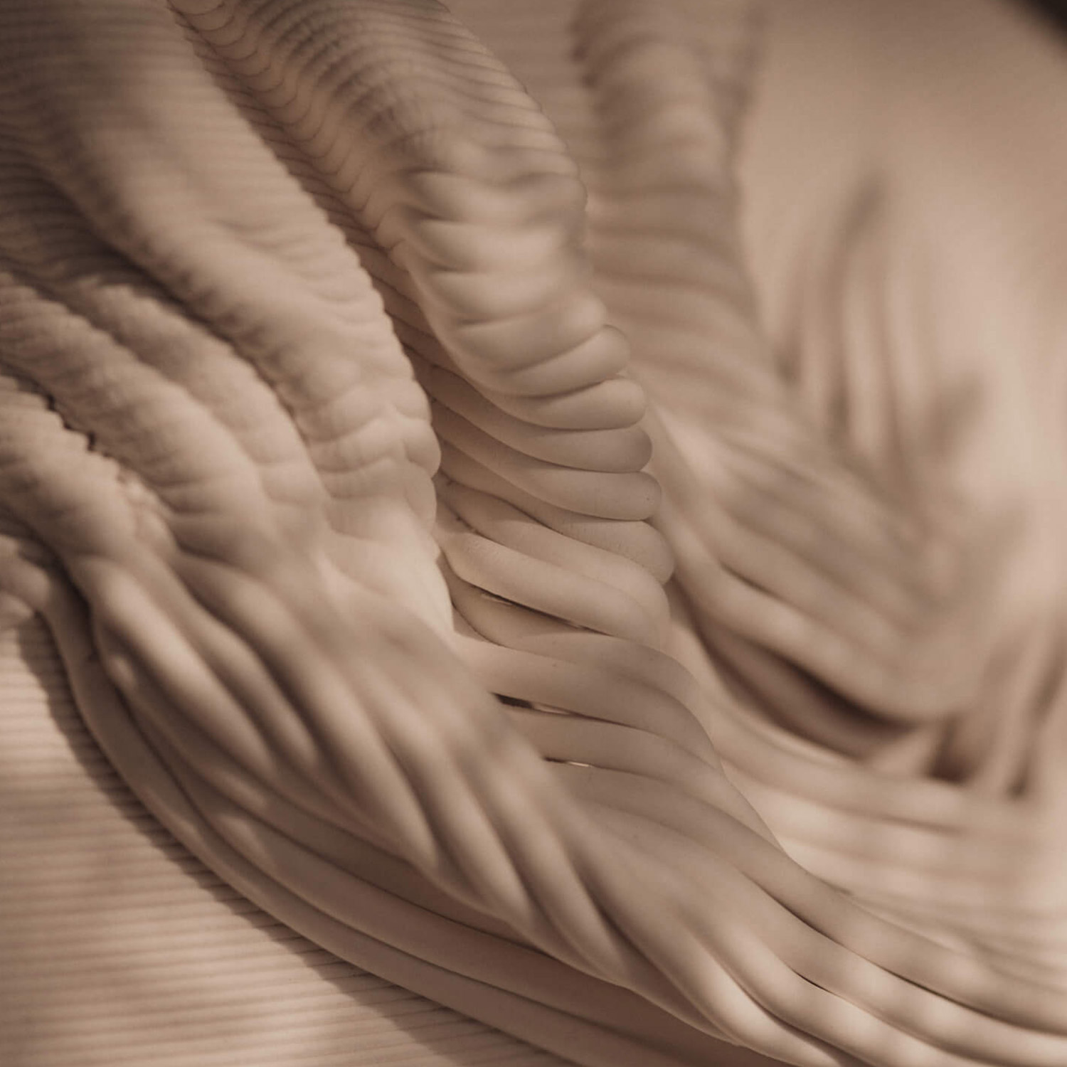 Ferm Living - Drisca Vase H 23 cm off-white