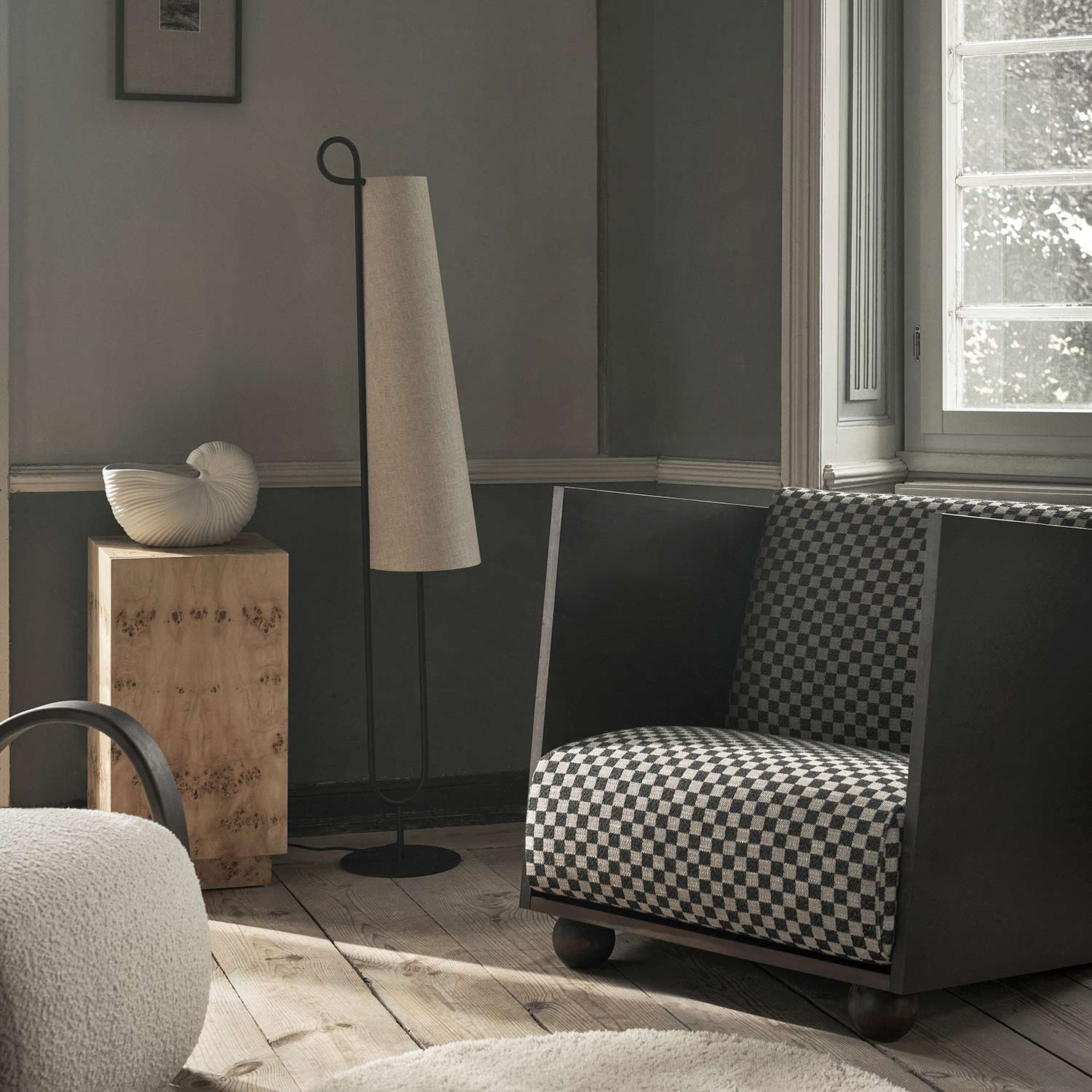 ferm living ancora stehleuchte sessel wohnzimmer 96150