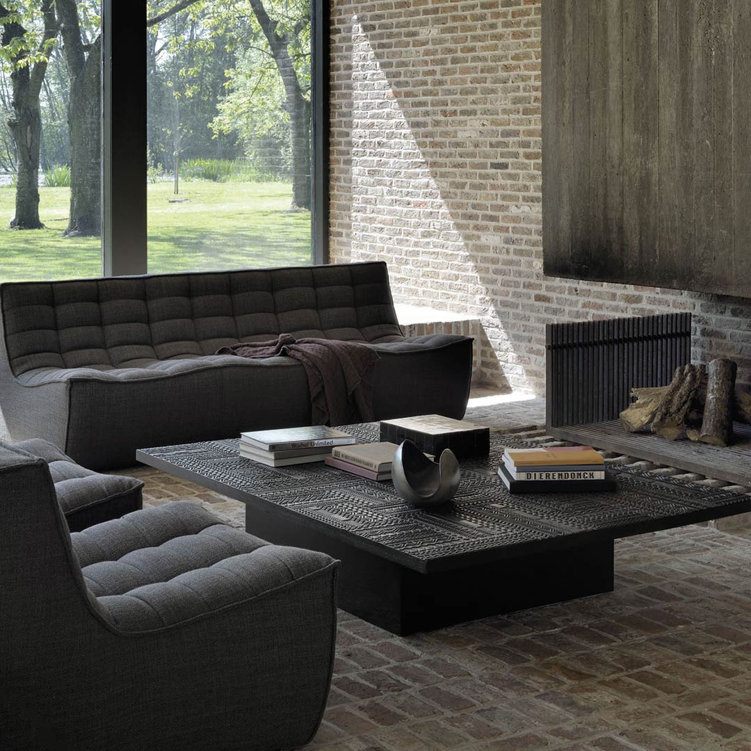 ethnicraft sofa dunkelgrau ambiente sofalandschaft 84004