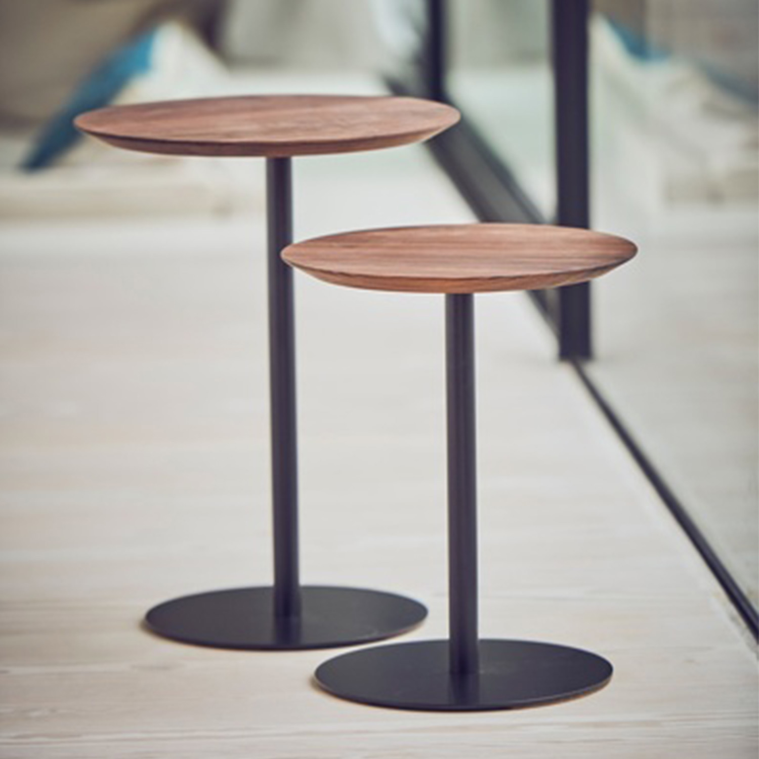 jan kurtz piazza beistelltisch schwarz nussbaum 82580