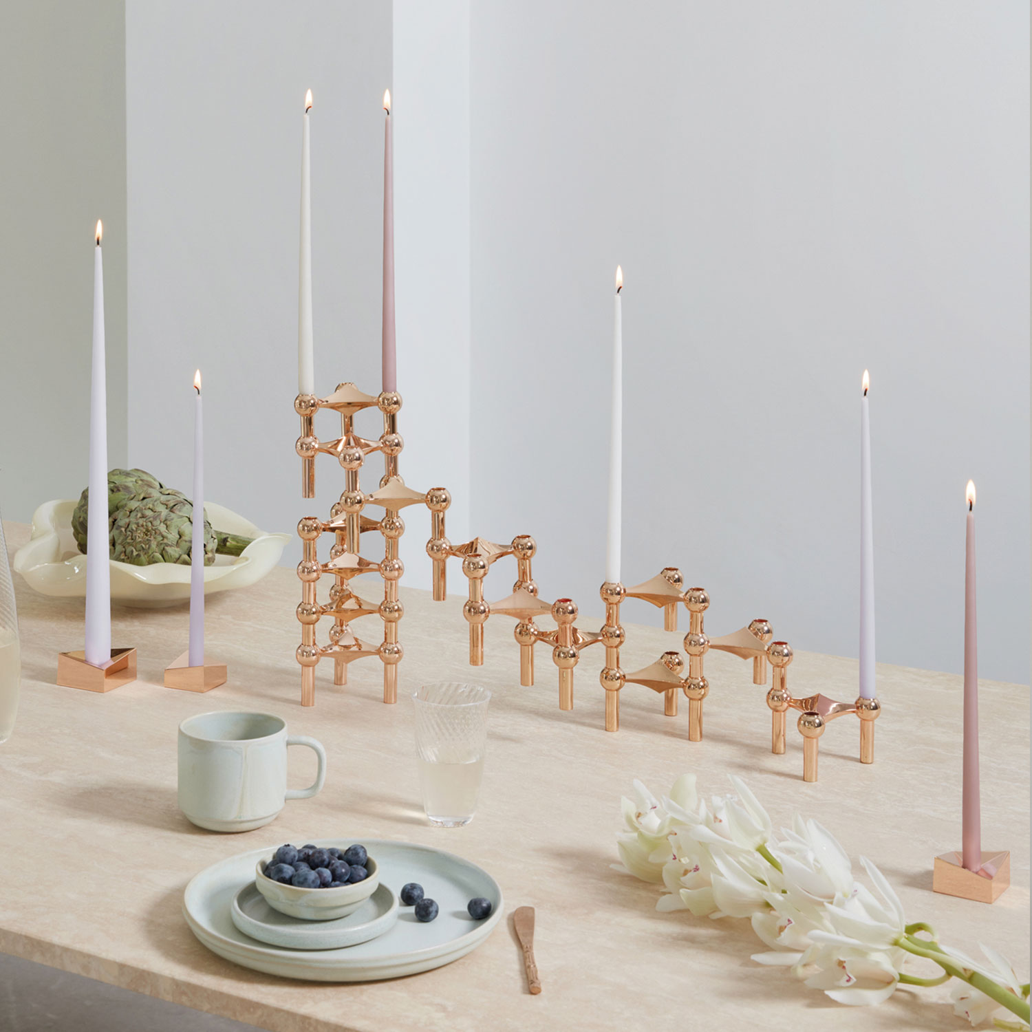 Stoff Nagel Reflect kerzenhalter rose freistelle 86394