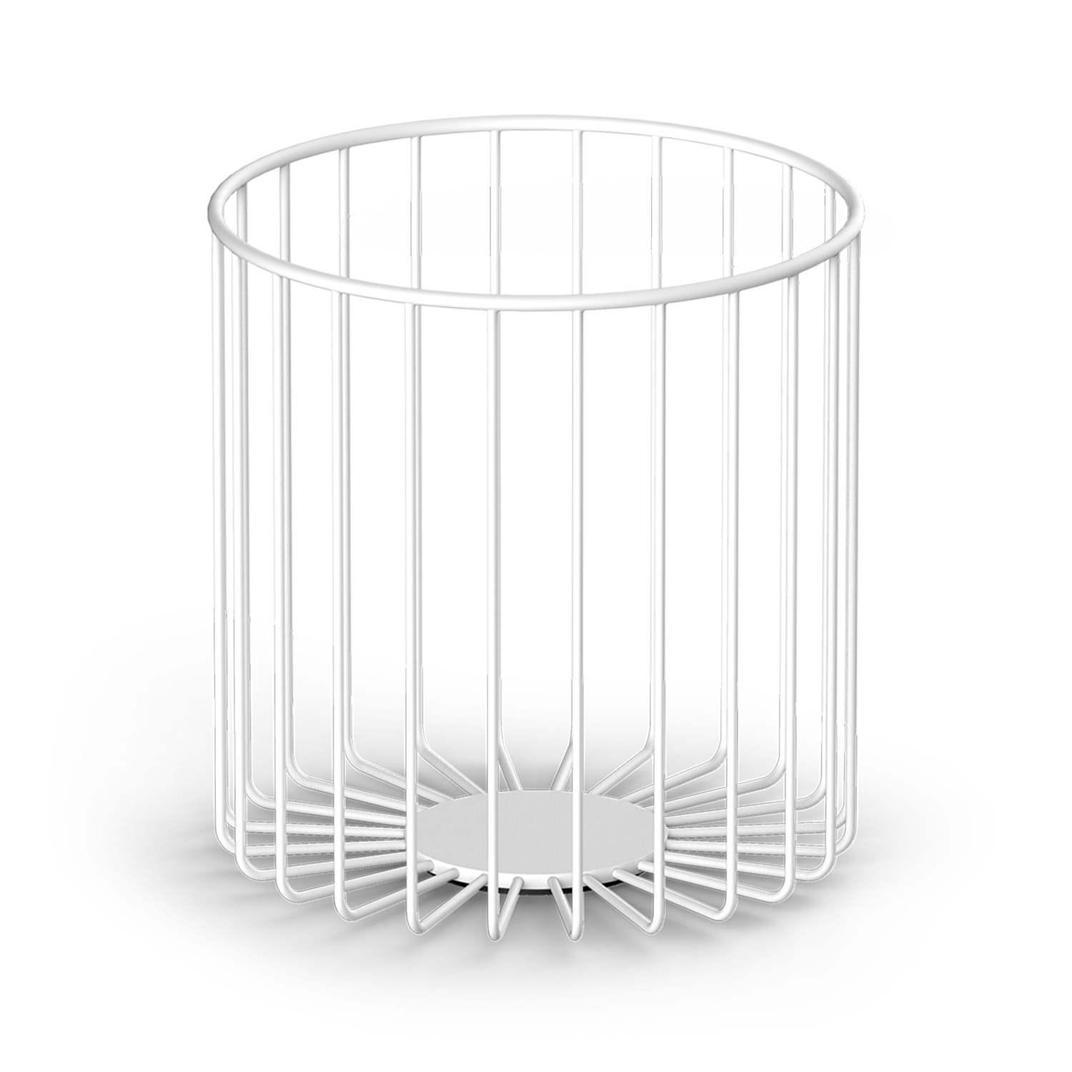 decorwalther dw220 abwurfkorb weiss matt 68800