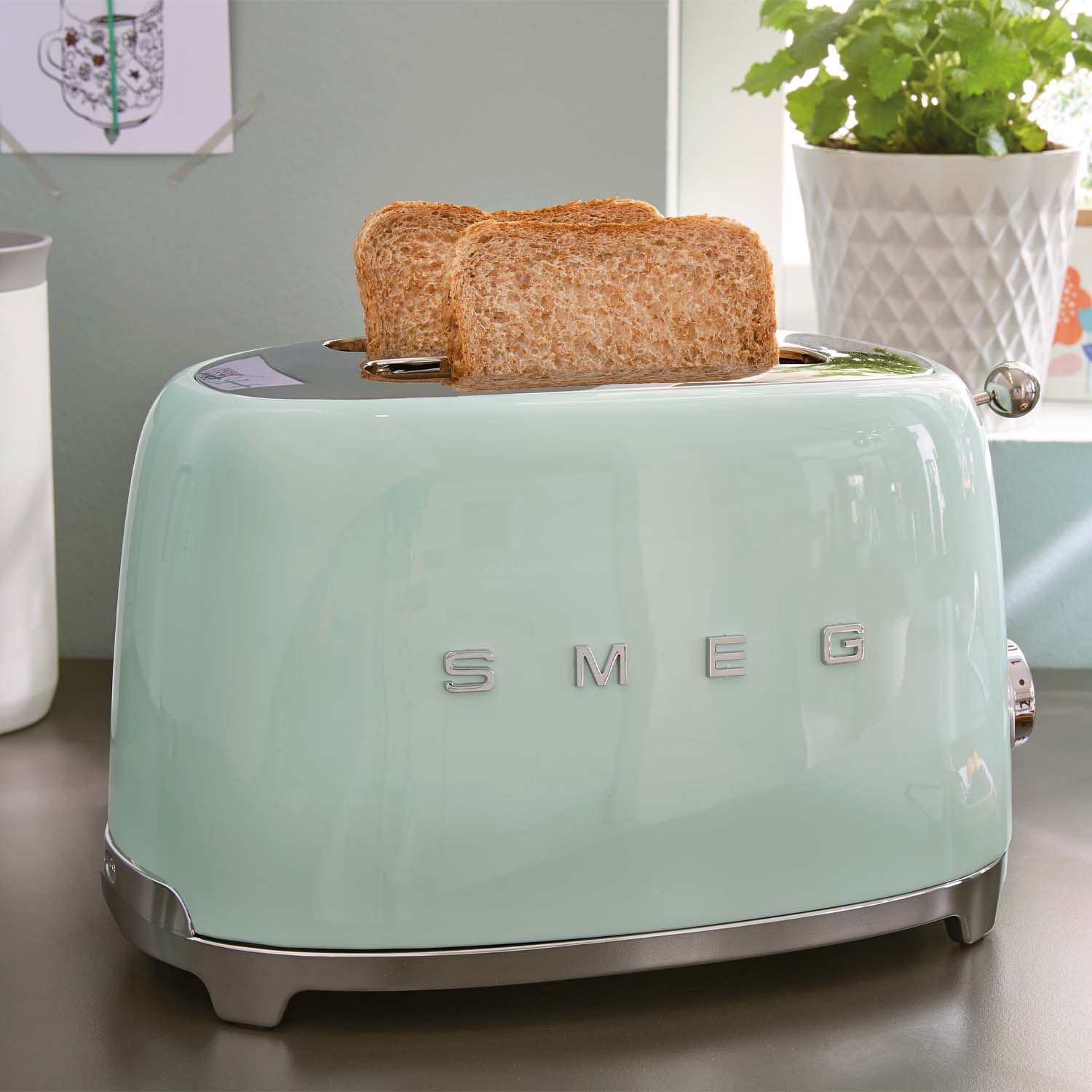 Ambiente Toaster blau 55395