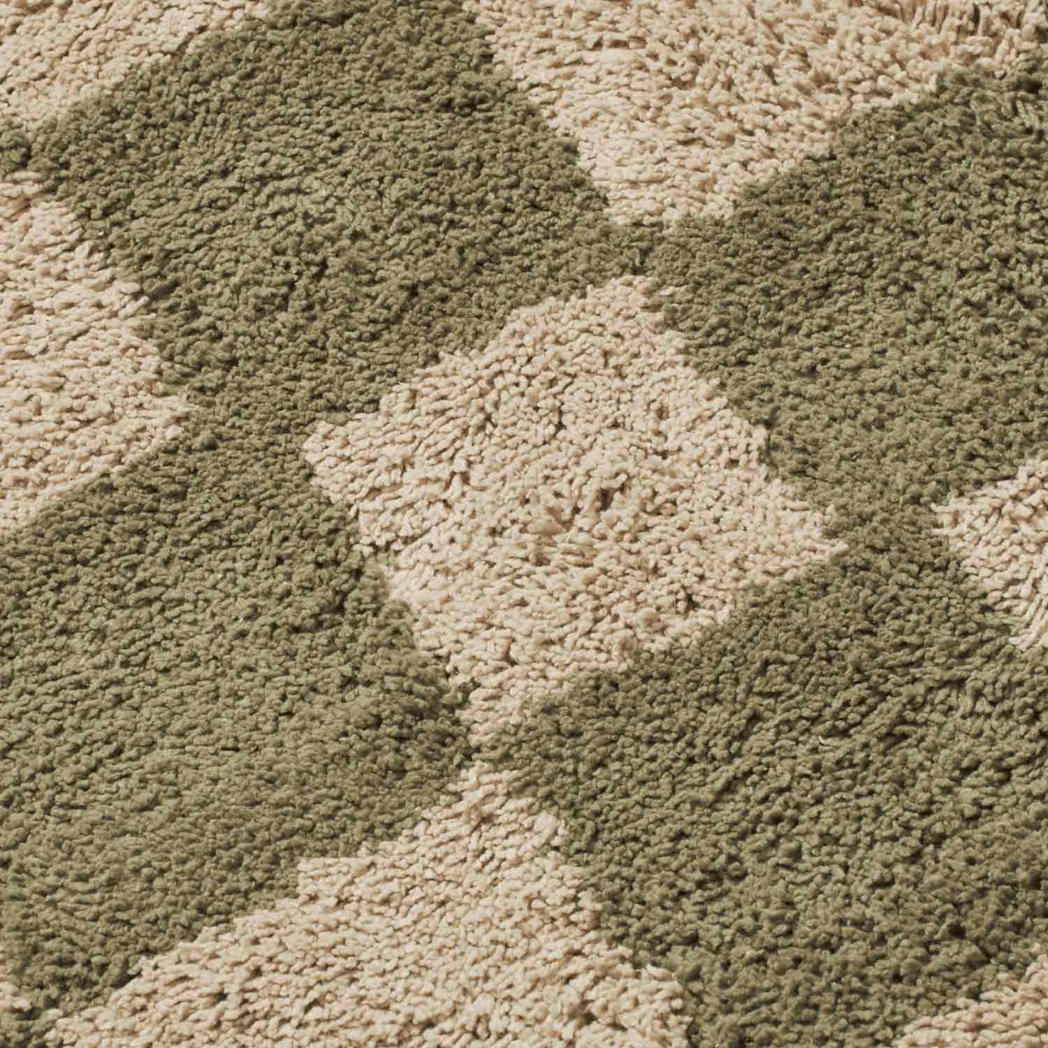 Ferm Living - Mara Knüpfteppich mist blue/warm sand