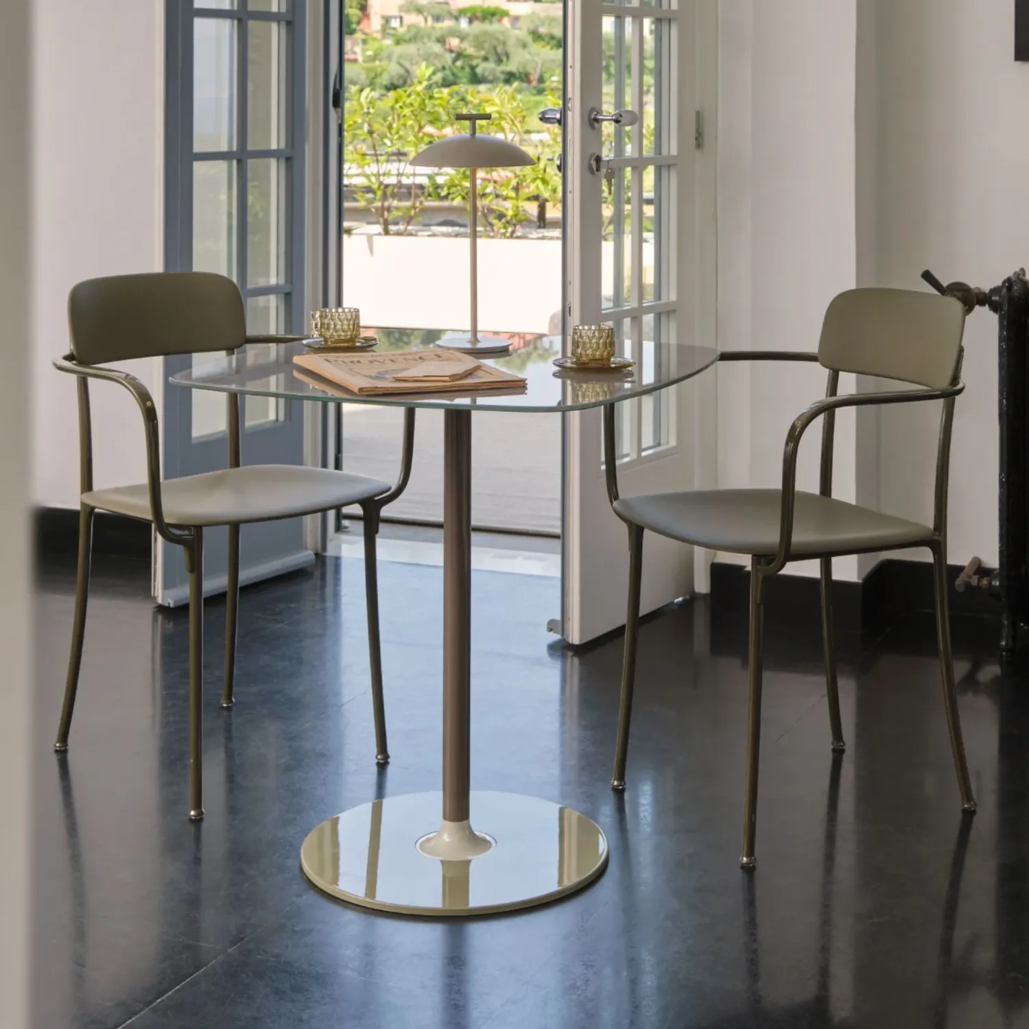 Kartell - Savoia Kleiner Sessel grün
