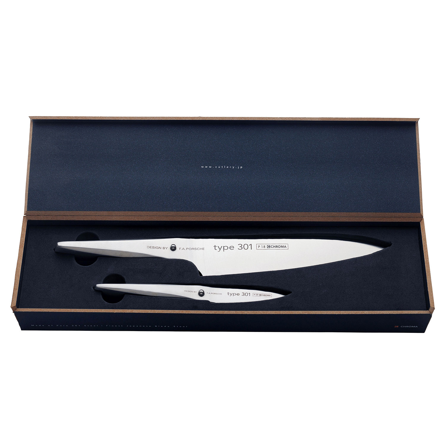 chroma type 301 p 918 messerset 2 teilig 2