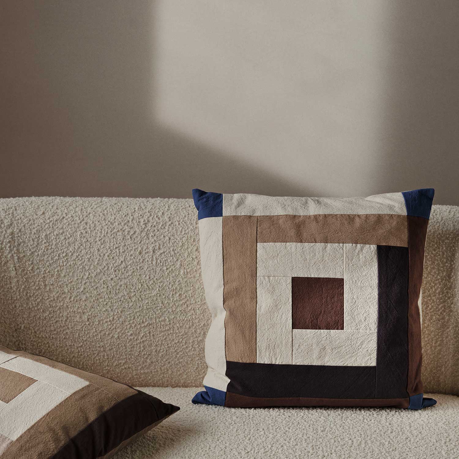 Kissen Sofakissen Border Patchwork fermLIVING 101029