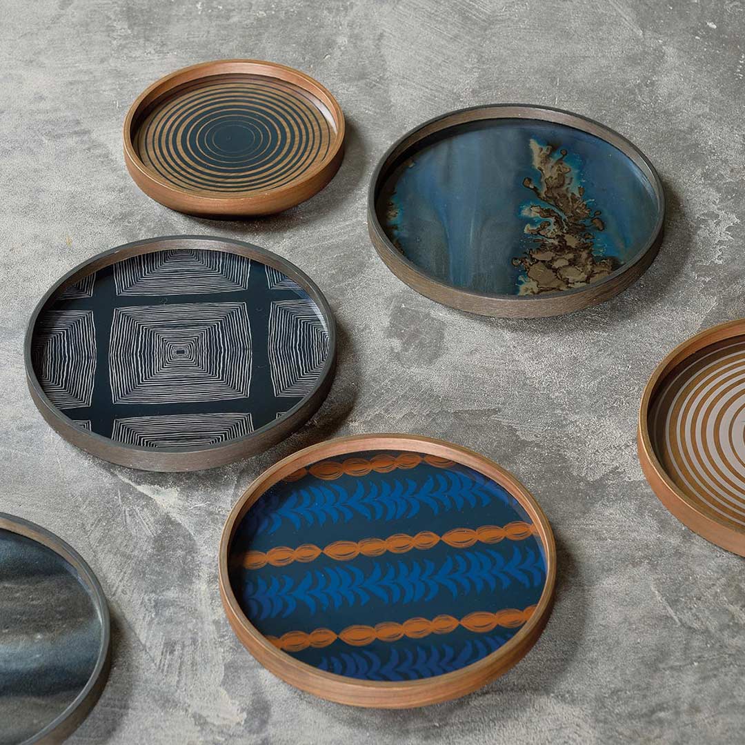 ethnicraft orgaic glastablett xs rund ambiente bunt uebersicht 84913