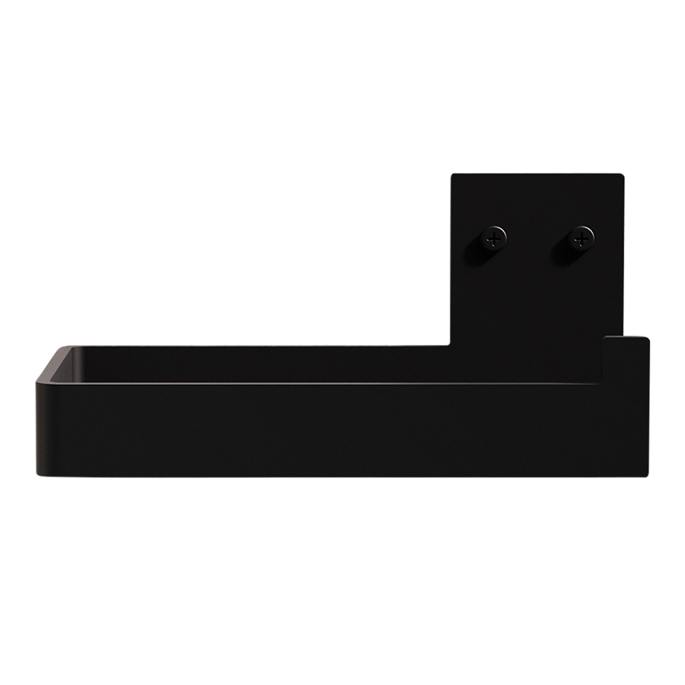 nichba toilettenpapierhalter schwarz 100101 71817