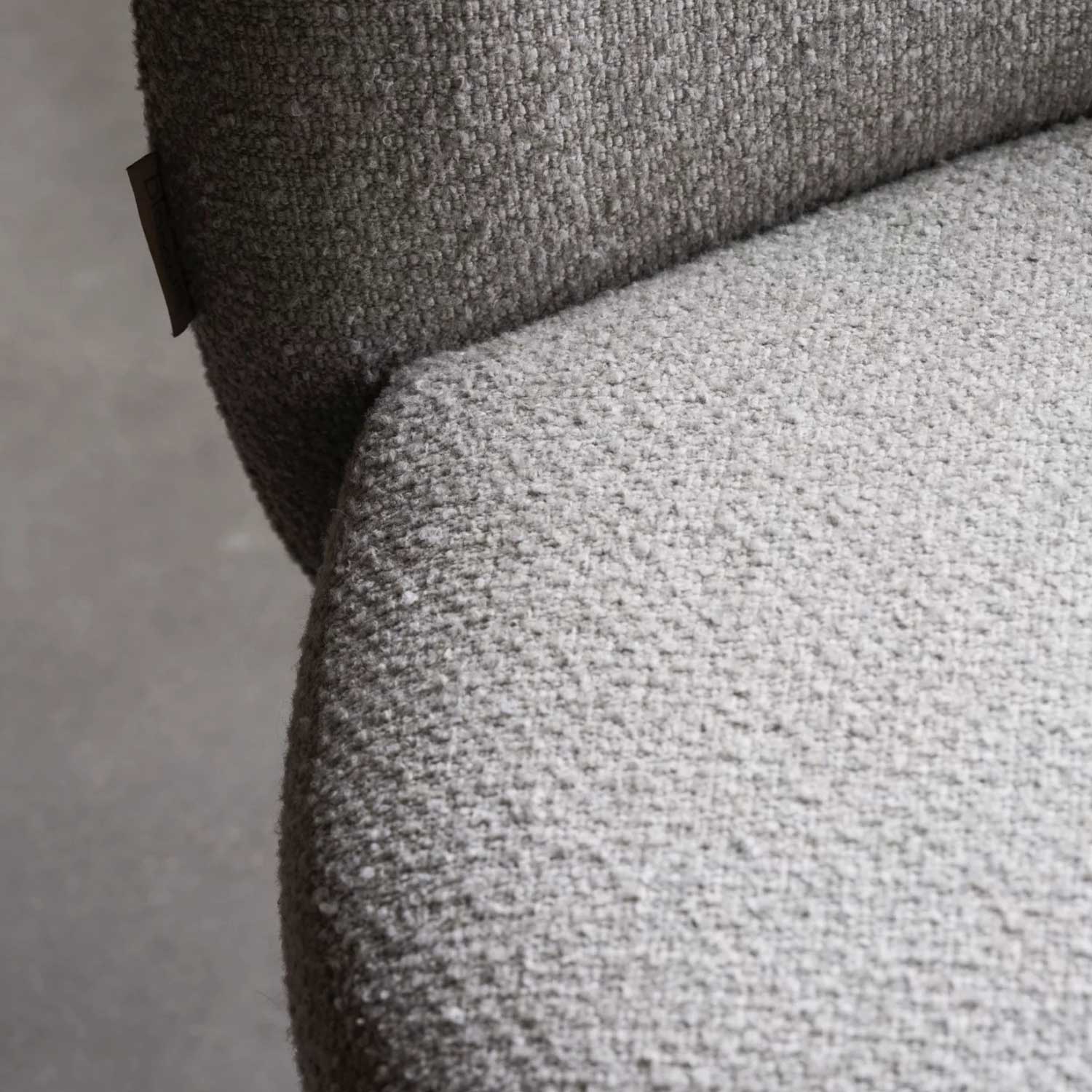 blomus kuon drehsessel Detailaufnahme Stoff 102604