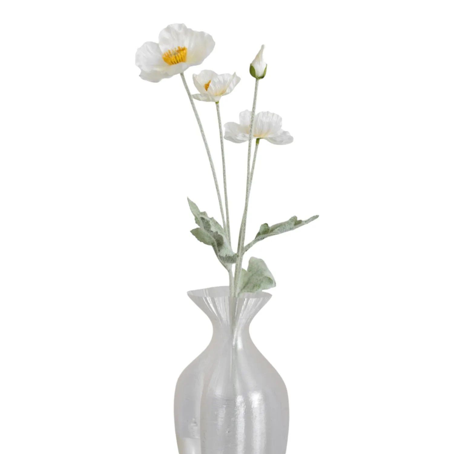 BLOOM OBJECTS - Mohn Kunstblume cream