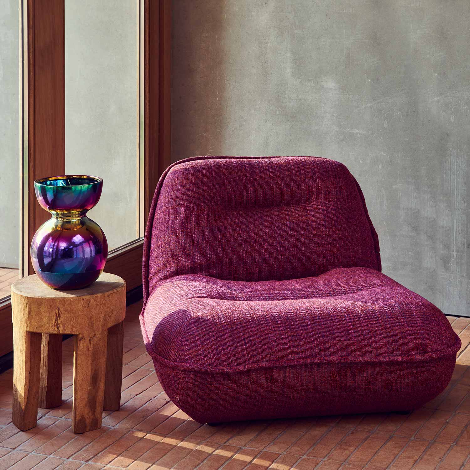 pols potten boolb vase m mehrfarbig sessel wohnzimmer 99047