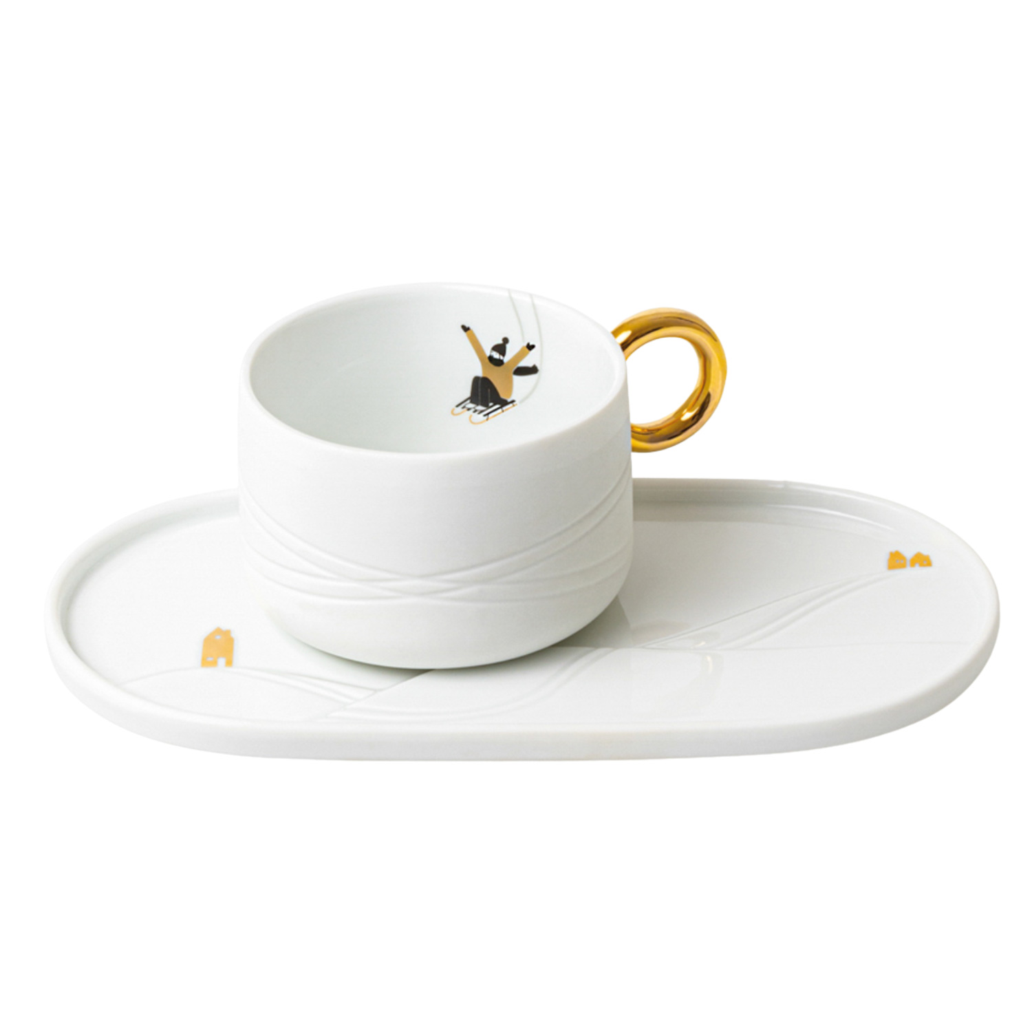 Raeder Design Schneetag Tasse Servierplatte 92315 106192