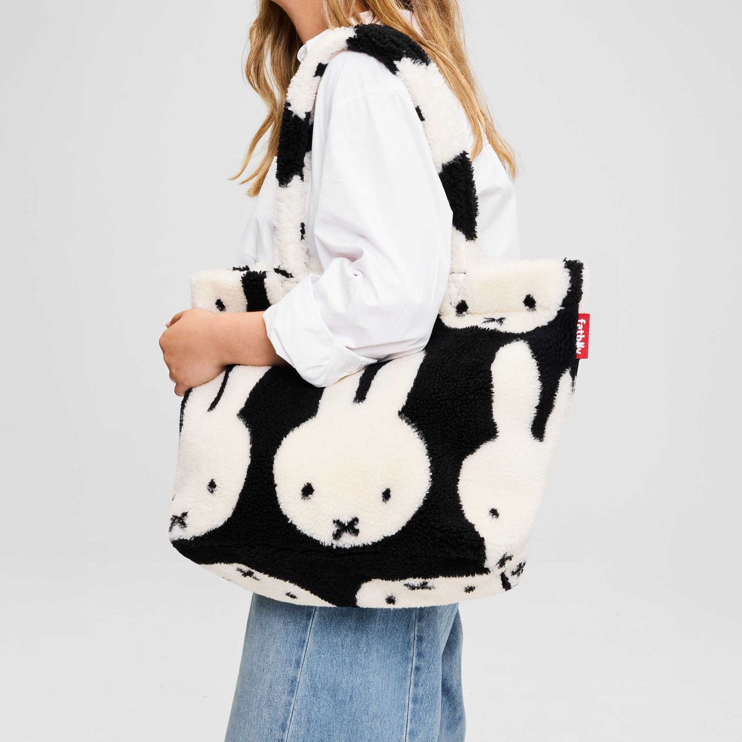 Fatboy - Totebag Teddy x Miffy black/white Tasche