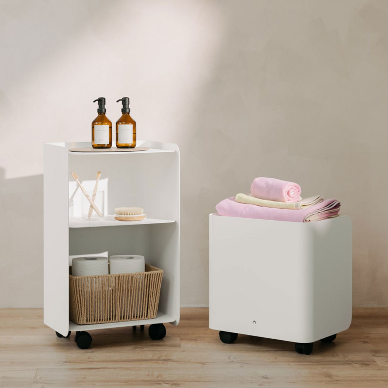 Metallbude - Juno Rollcontainer Größe S schwarz