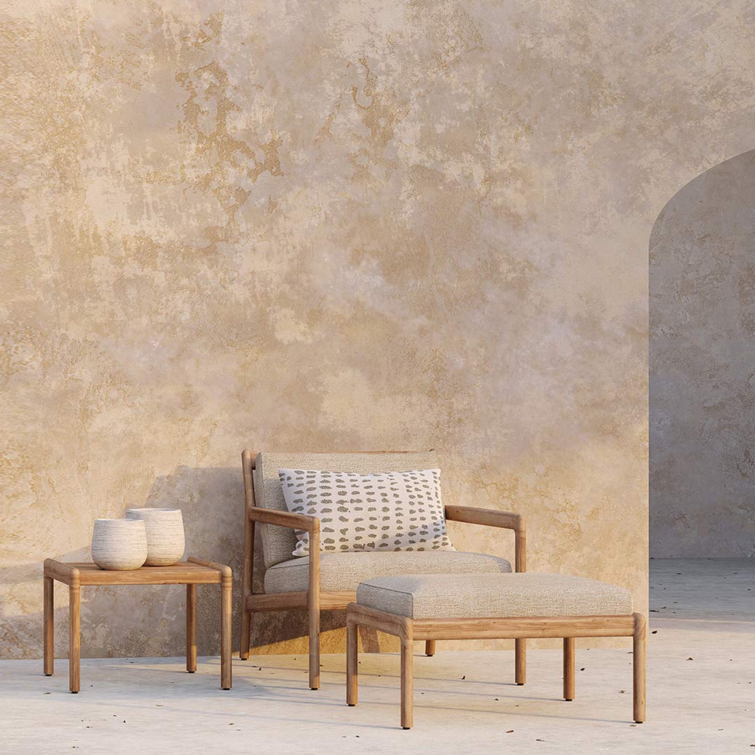 ethnicraft jack gartensessel 1 sitzer natural 1240 85586