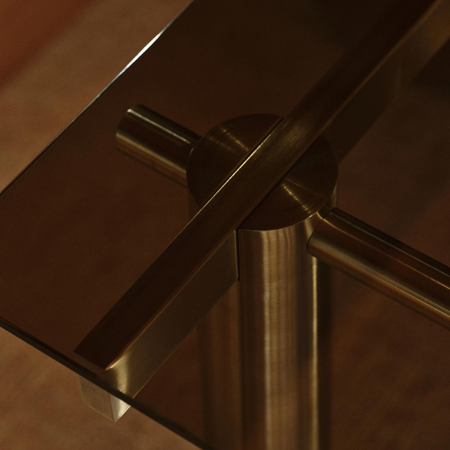 Ferm Living - Atura Tisch 160x90 Dark Chocolate/Glas