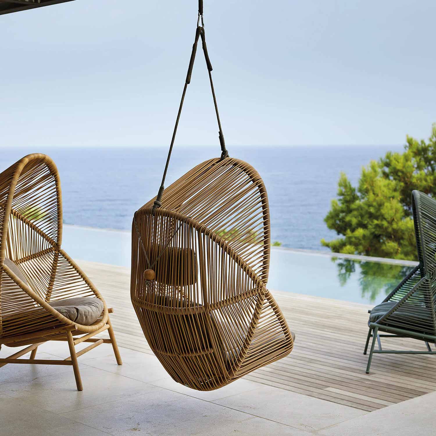 cane line hive haengesessel teak haengend ambiente 89180