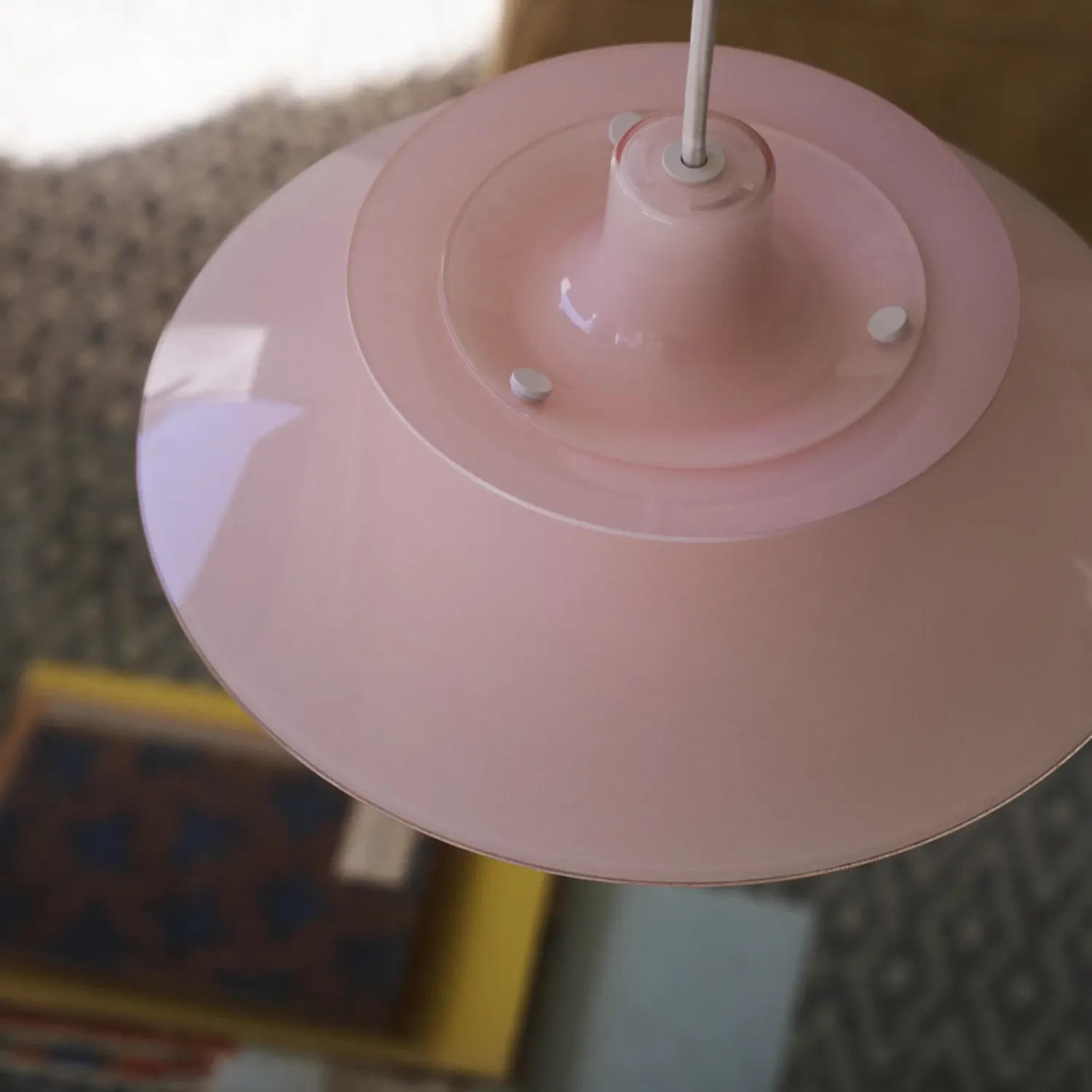 Louis Poulsen - PH 5 Ø 320 Opal Pendelleuchte pale rose