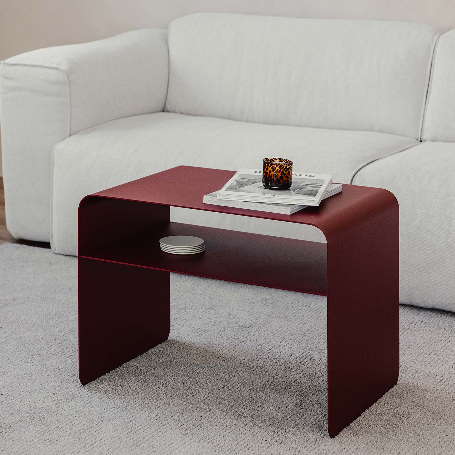 Metallbude - Cosmo Beistelltisch schwarz