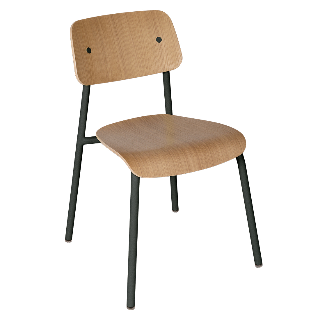 fermob stuhl studie eiche anthrazit 100054