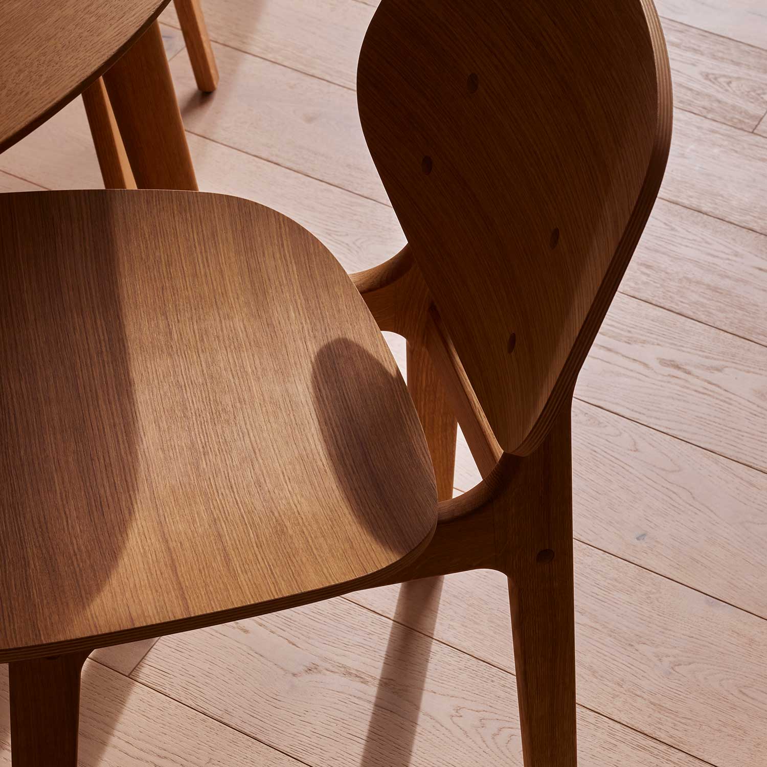 Ro Collection - Pandora Stuhl oak schwarz lackiert