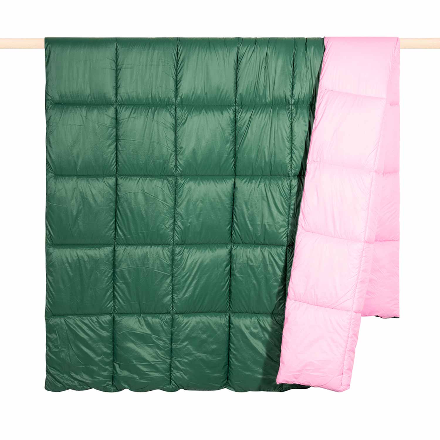 Pad Decke Garment 140x200 green pink 107376
